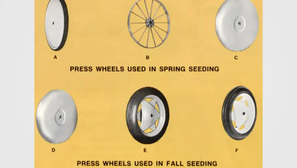 چرخ های فشار دهنده کارنده